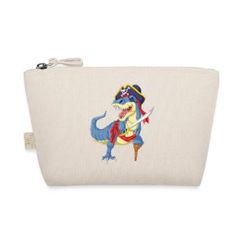 pirate dinosaur - Organic Pouch - nature - Front