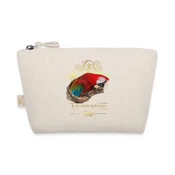 red macaw - Organic Pouch - nature - Front