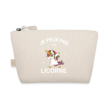 Je Peux Pas J'ai Licorne - Trousse biologique - nature - Devant
