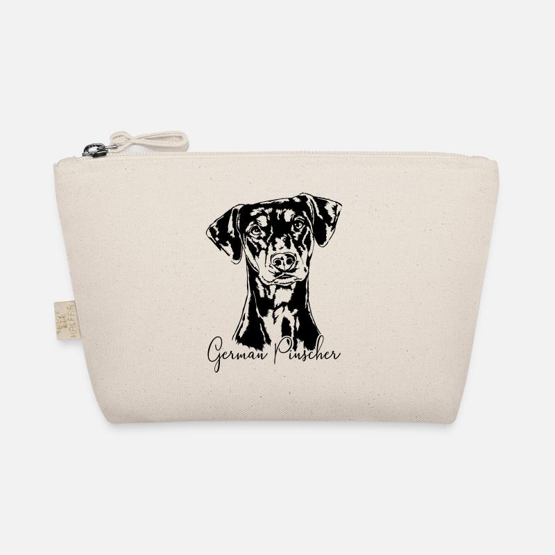 GERMAN PINSCHER Wilsigns Hunde Hund - Bio-Täschchen - Natur