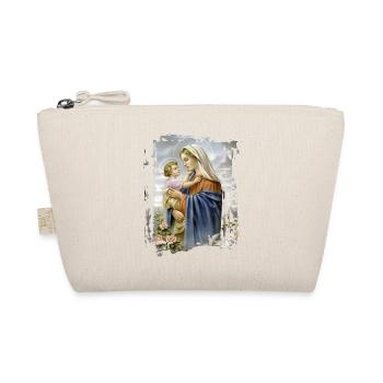 Holly Mary Maria Madonna Mariana Virgin Mary - Organic Pouch - nature - Front