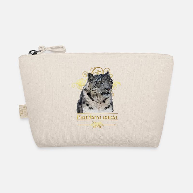 Snow leopard Organic Pouch