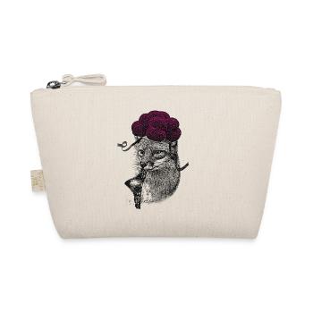 Tussi Fuchs with Black Forest Bollenhut and Thong - Organic Pouch - nature - Front