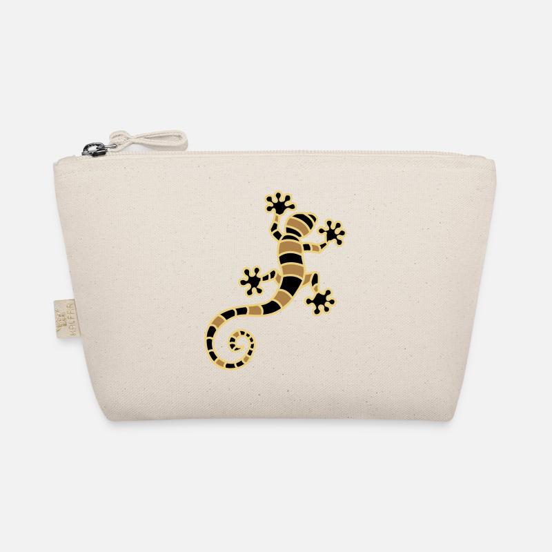 Tropical gecko three color print Organic Pouch