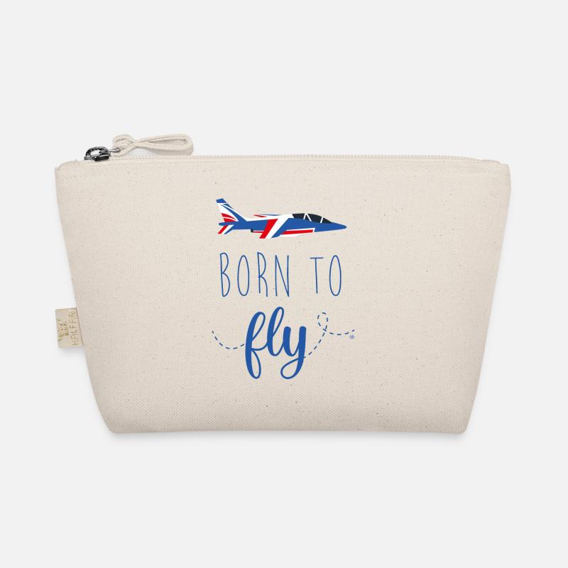 Born to fly - Bio-Täschchen - Natur