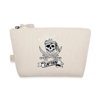 Piraten Kapitän Piratenflagge Pirat Seefahrer - Bio-Täschchen - Natur - Vorne