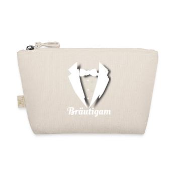 Bräutigam bachelor Hochzeit polterabend - Bio-Täschchen - Natur - Vorne