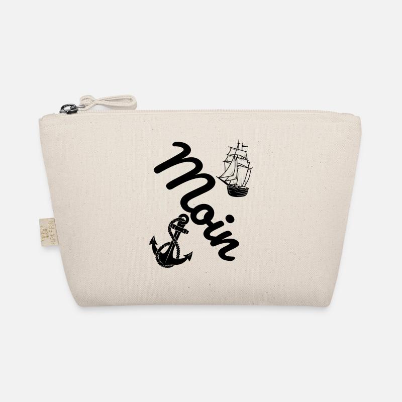 moin anker schiff - Bio-Täschchen - Natur
