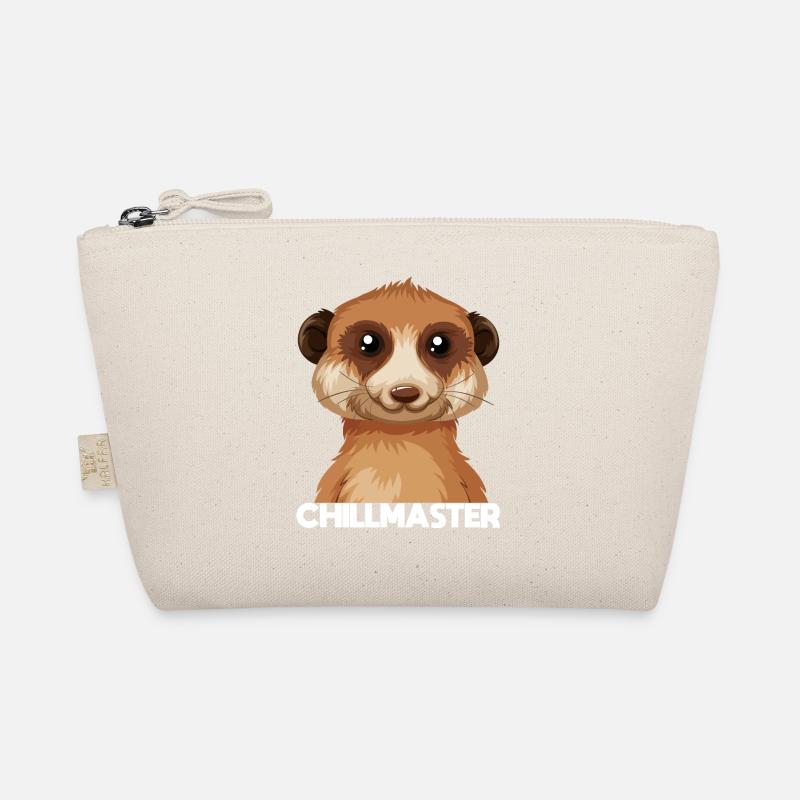 Chillmaster - Erdhörnchen liebt es zu chillen - Bio-Täschchen - Natur