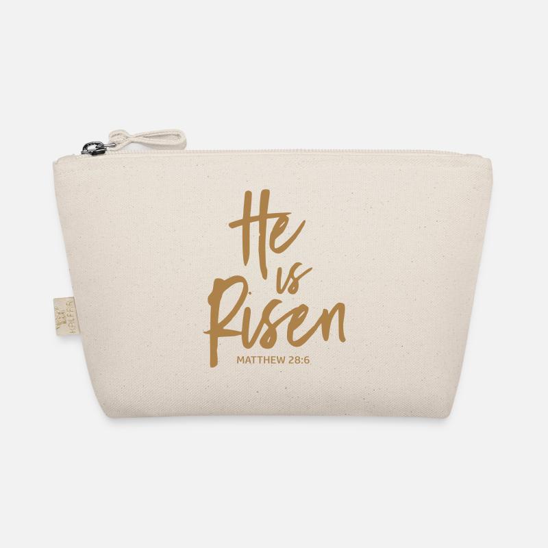 he is risen by csDesign Bio-Täschchen