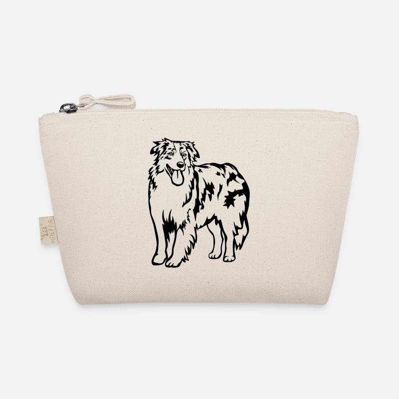Australian Shepherd - Bio-Täschchen - Natur