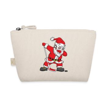 Noël Santa Tupfer Joueur de hockey DAB Noël - Trousse biologique - nature - Devant