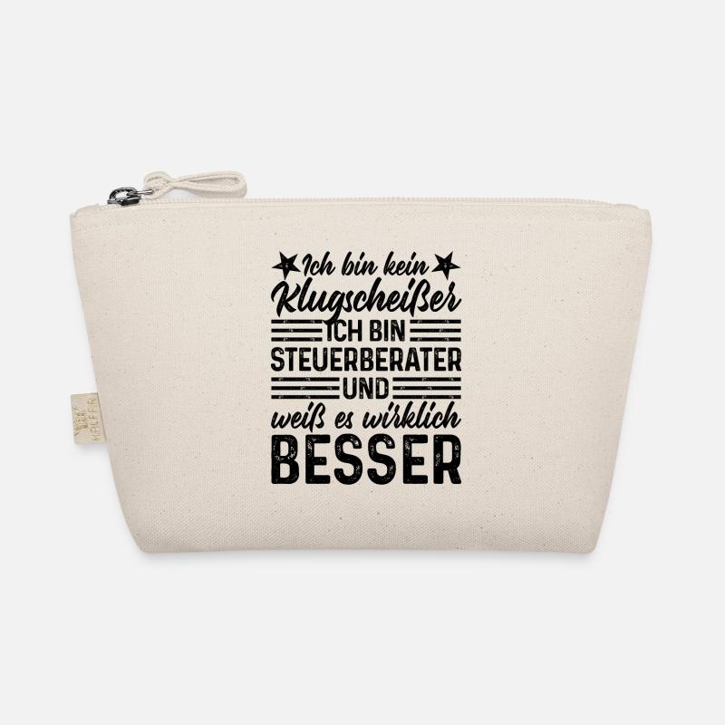 Steuerberater lustiger Spruch kein Klugscheißer Bio-Täschchen