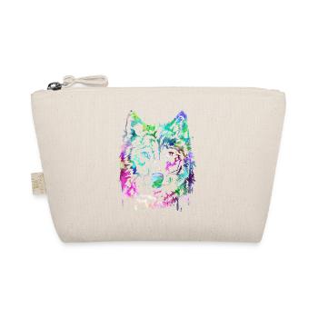 Wolf - Organic Pouch - nature - Front