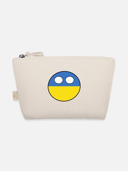 Countryball Land Heimat Ukraine - Bio-Täschchen - Natur
