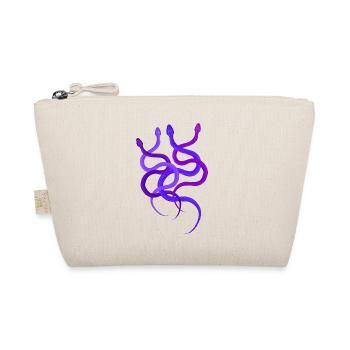 Colorful, but yet simple snake design - Organic Pouch - nature - Front