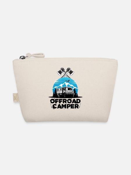 Offroad Camper camping Motorhome Motorhome WoMo - Organic Pouch - nature - Front