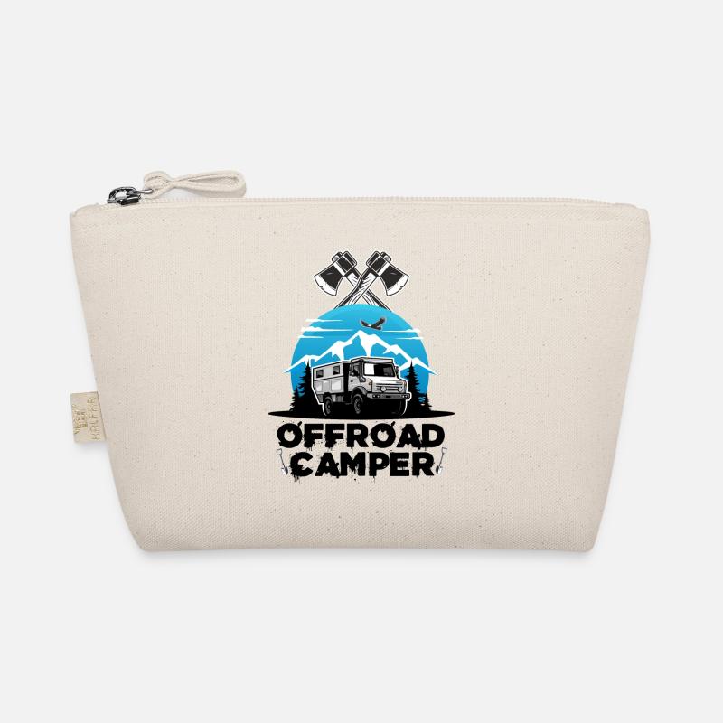 Offroad Camper camping Motorhome Motorhome WoMo - Organic Pouch - nature