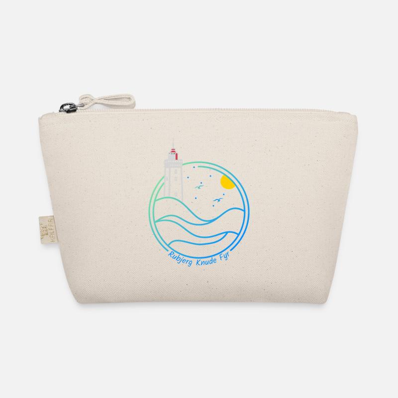 Lighthouse Rubjerg Knude on the dune in Denmark Organic Pouch