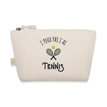 je peux pas j'ai tennis - Trousse biologique - nature - Devant