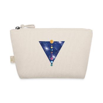 Unser Sonnensystem Planeten All Shirt Geschenk - Bio-Täschchen - Natur - Vorne