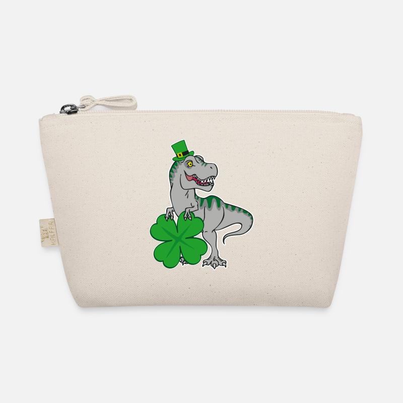 T-Rex de la Saint-Patrick avec feuille de trèfle et chapeau Trousse biologique