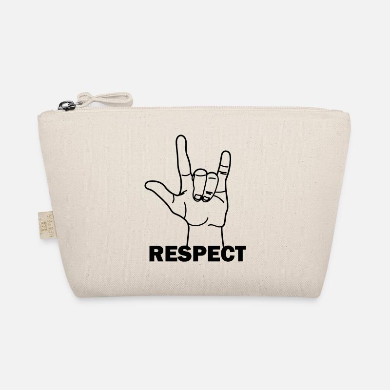 Respect des gestes de la main avec le texte RESPECT Trousse biologique