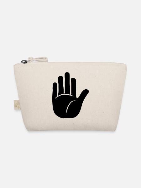 Drôle de main de bienvenue - Trousse biologique - nature - Devant