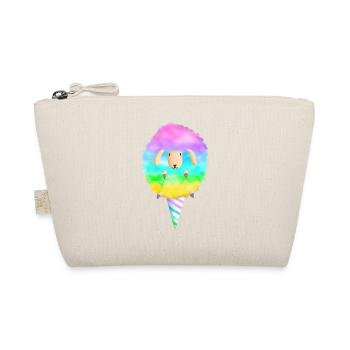 Zuckerwatte Schaf - Bio-Täschchen - Natur - Vorne