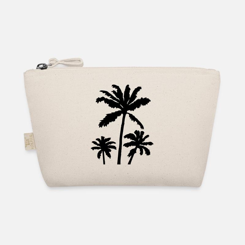 Palm Silhouette Sunset Organic Pouch