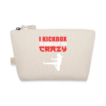 Crazy, martial arts lovers burn. Gift - Organic Pouch - nature - Front