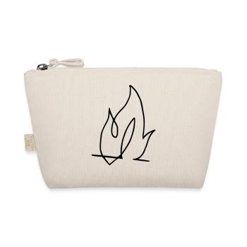 Flamme, Feuer !!! - Bio-Täschchen - Natur - Vorne