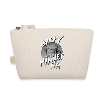 Happy Männertag Bier - Bio-Täschchen - Natur - Vorne