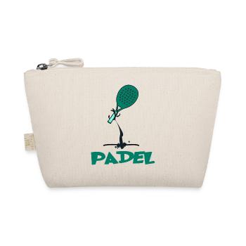padel padel tennis padeltennis player paddle padle - Organic Pouch - nature - Front