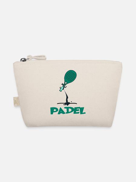 padel padel-tennis padeltennisspieler paddel padle - Bio-Täschchen - Natur