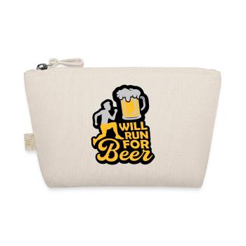 Running for beer - Organic Pouch - nature - Front