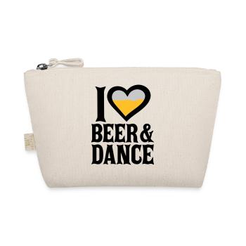 Love Beer and Dance - Bio-Täschchen - Natur - Vorne