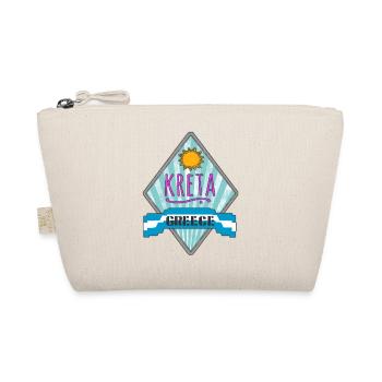 Crete Greece Sun Design - Organic Pouch - nature - Front