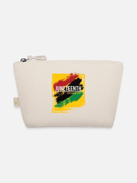 JUNETEENTH - FREEDOM DAY - Organic Pouch - nature - Front