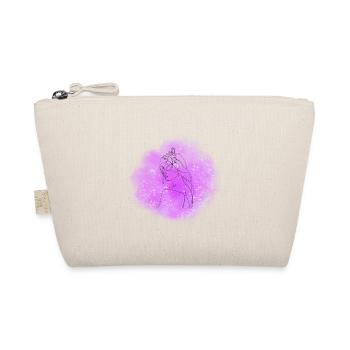 Pretty woman with flowers in her hair - Organic Pouch - nature - Front