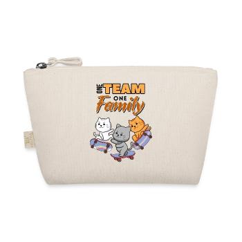 team family cat skateboarding work colleagues - Organic Pouch - nature - Front