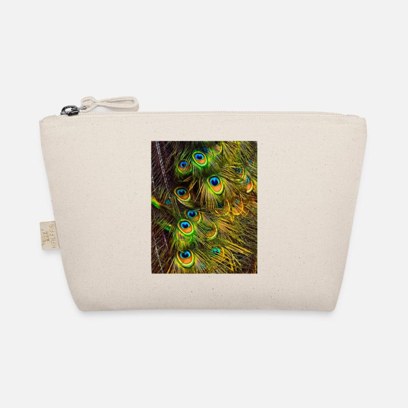 Peacock feathers Organic Pouch