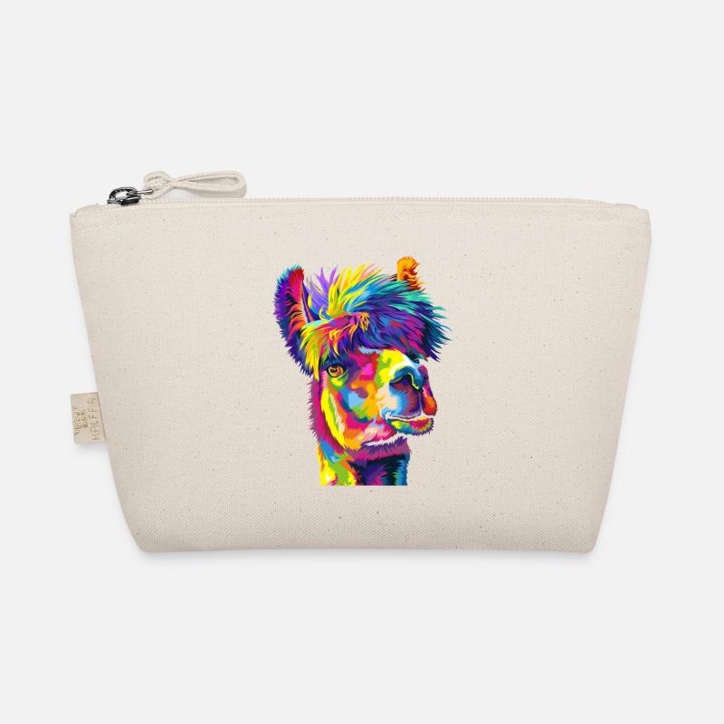 Daring Rainbow Llama Organic Pouch