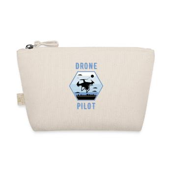Drohne Drohnenpilot Drohnen quadrocopter drone - Bio-Täschchen - Natur - Vorne