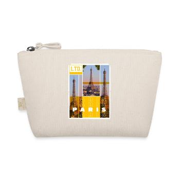 Paris France City Skyline Eiffel Tower Holiday - Organic Pouch - nature - Front