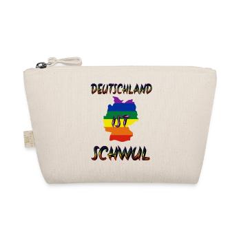 Deutschland ist schwul Pride Schwul queer Liebe bi - Bio-Täschchen - Natur - Vorne