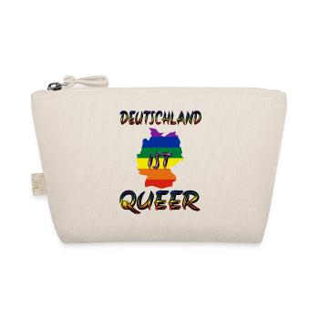 Deutschland ist queer Pride schwul Liebe bi lesbe - Bio-Täschchen - Natur - Vorne