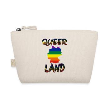 queer Pride Gay queer Love Lesbian bi mann - Organic Pouch - nature - Front