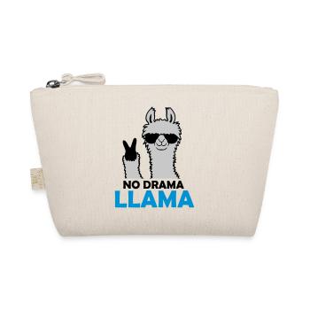 Quote No Drama Llama - Organic Pouch - nature - Front