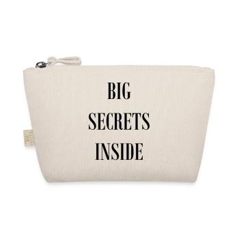 BIG SECRETS INSIDE - Bio-Täschchen - Natur - Vorne